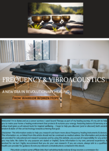 Frequency Healing and Vibroacoustics Mastery Bundle for Cancer Wellness and Cellular Resonance.
