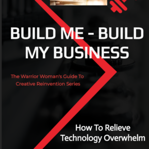 Book cover for 'How To Relieve Technology Overwhelm'—a digital wellness guide for women entrepreneurs by Warrior Women Hope