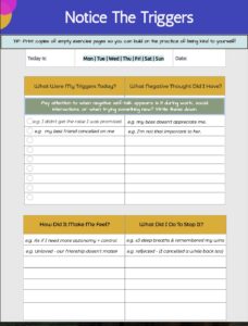 Excerpt from the Build Me series: A guided exercise on how to Notice The Triggers of negative self-talk to find clarity and quiet authority.